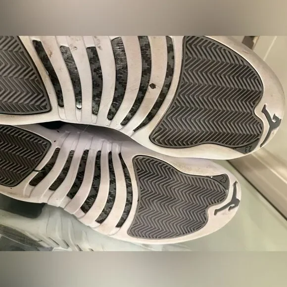 Jordan 12 Stealth 2022 Size 12 Pre-Owned СТ8013-015 Grey White
